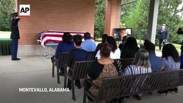 Army vet killed by Texas deputy buried in Alabama on 9/11