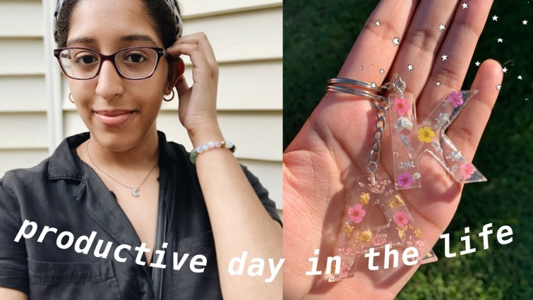 PRODUCTIVE DAY IN MY LIFE: vet trip, unboxing,  cleaning my room, & making resin