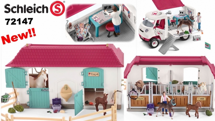 New Schleich Horse Club Vet Visit at the Stable | Schleich 72147