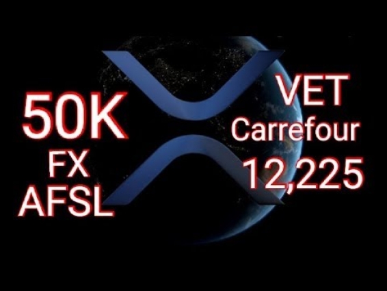 #XRP 50K FX #AFSL #VET Carrefour 12,225. 01-01-2021 HAVE YOUR BAGS PACKED FACE MELTING BULL RUN INCO