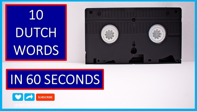 THE VIDEO | LEARN DUTCH DAILY | 10 BASIC DUTCH WORDS IN 60 SECONDS | LEARN HOW TO SPEAK DUTCH