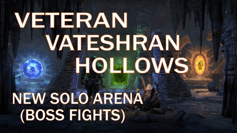 ESO – Vet Vateshran Hollows New Solo Arena (Boss Fights)