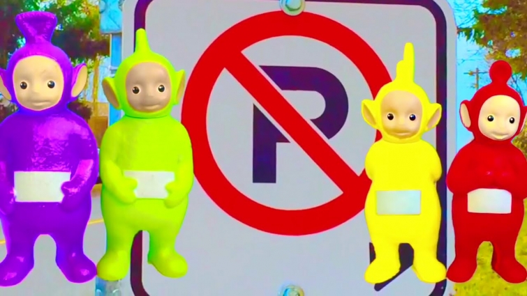 TELETUBBIES Toys Street Signs Veterinarian and Doctor PLAYMOBIL Visit!