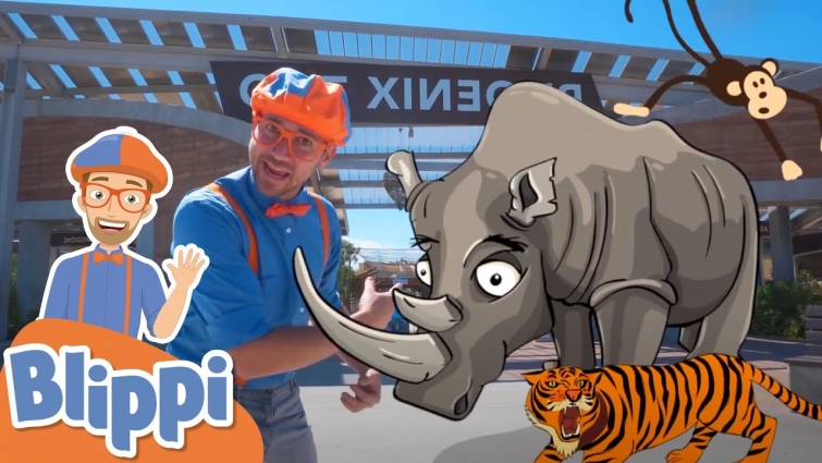 Blippi Visits The Zoo | Learning Zoo Animals For Kids | Educational Videos For Toddlers