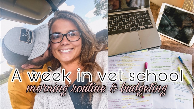 VET SCHOOL VLOG // morning routine & how I budget during school