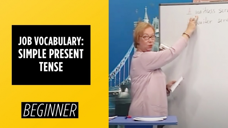 Beginner Level – Job Vocabulary: Simple Present Tense | English For You